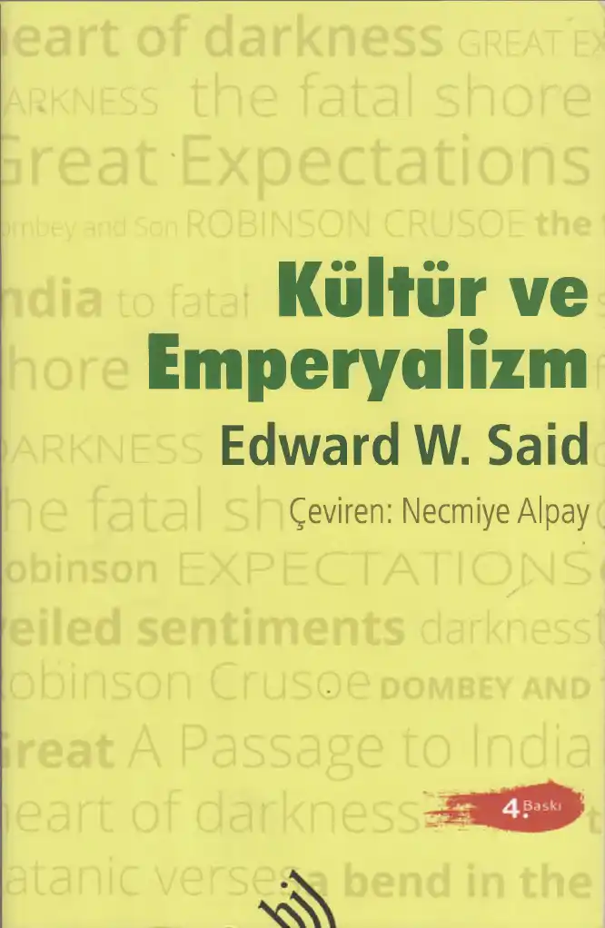 Kültür ve Emperyalizm — Edward W. Said