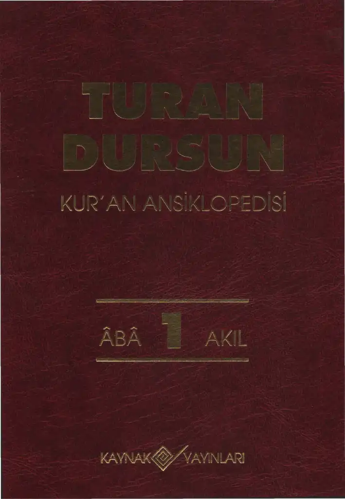 Kur'an Ansiklopedisi 1 — Turan Dursun