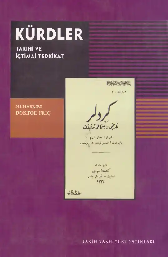 Kürdler Tarihi Ve İçtimai Tedkikat — Doktor Friç
