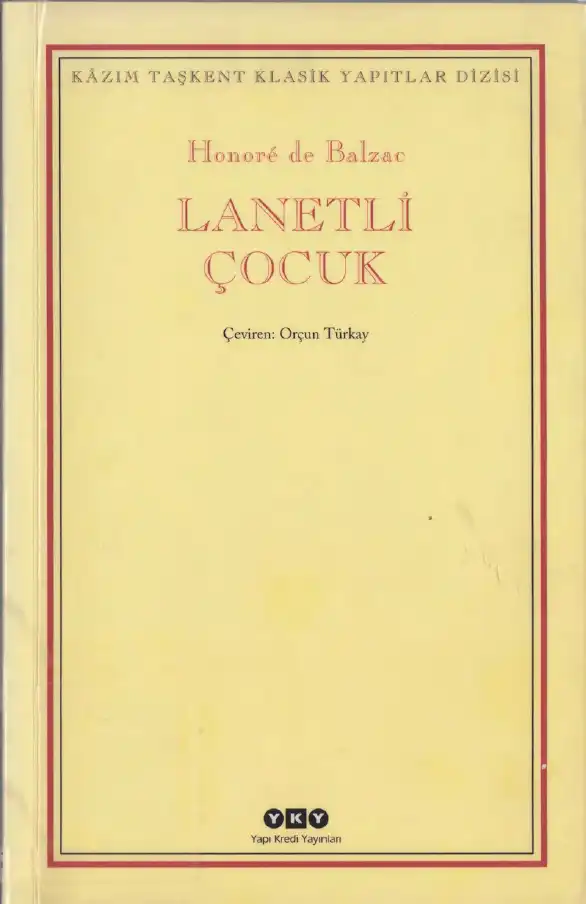Lanetli Çocuk — Honoré de Balzac