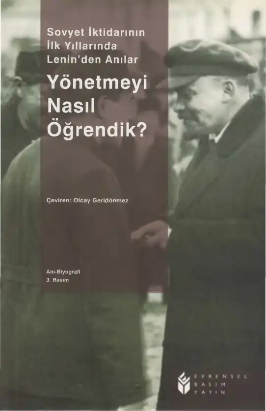 Lenin Yönetmeyi Nasıl Öğrendik — Bilinmiyor