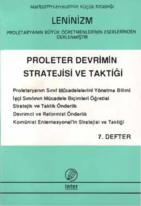 Leninizm: Proleter Devrimin Stratejisi ve Taktiği — Bilinmiyor