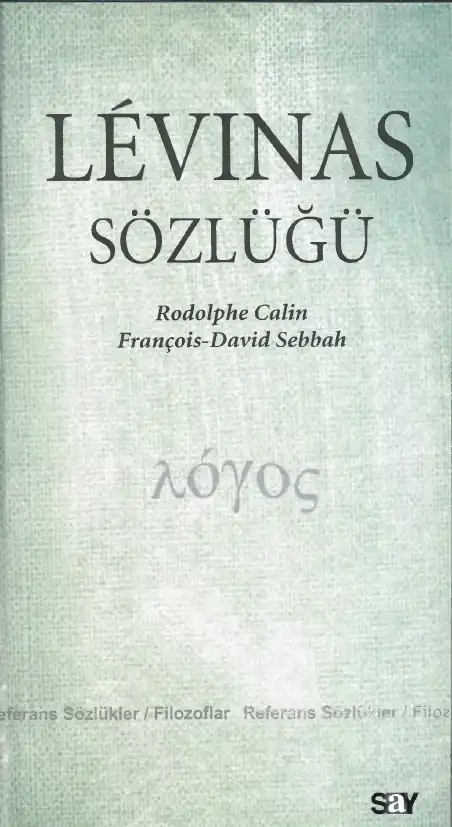 Levinas Sözlüğü — Rodolphe Calin, François-David Sebbah