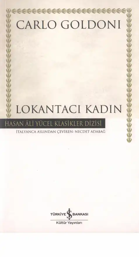 Lokantacı Kadın — Carlo Goldoni