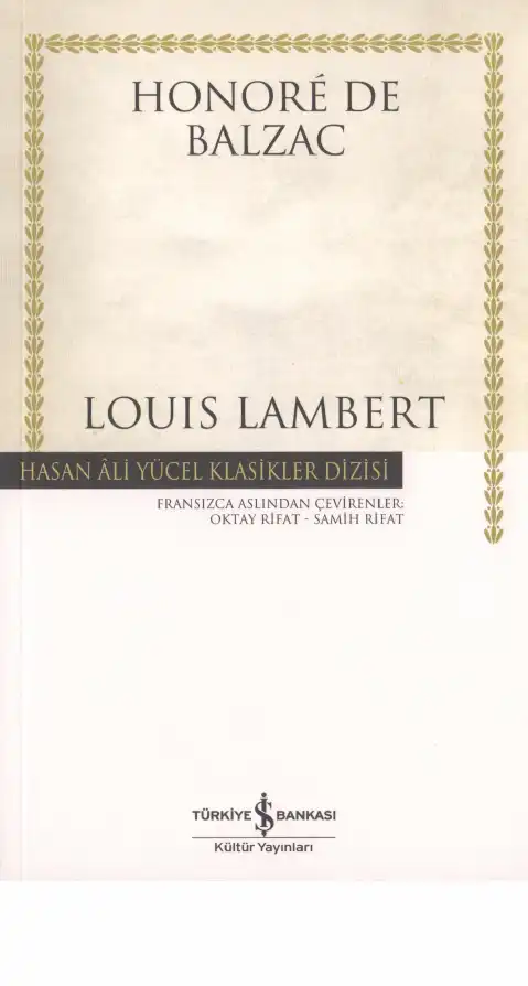 Louis Lambert — Honoré de Balzac