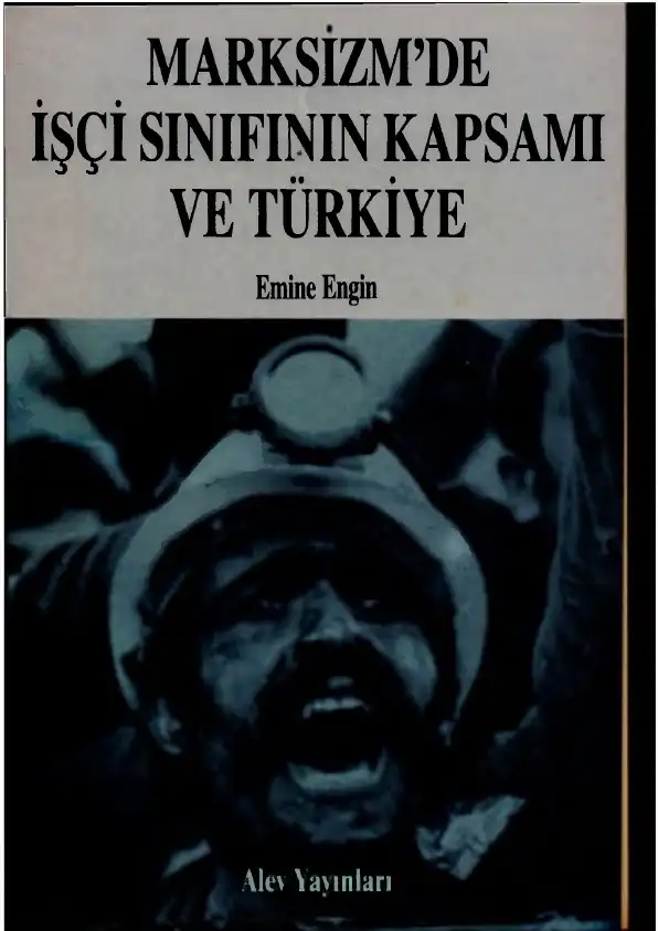 Marksizm'de İşçi Sınıfının Kapsamı ve Türkiye — Emine Engin