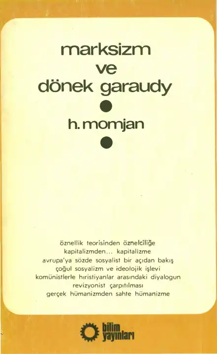 Marksizm ve Dönek Garaudy — H. Momjan