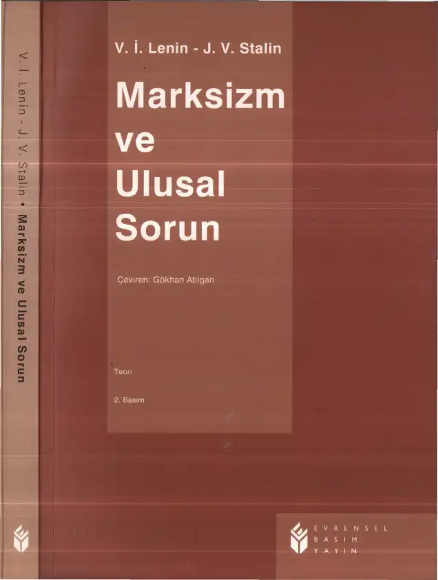 Marksizm ve Ulusal Sorun — V. İ. Lenin ve J. V. Stalin