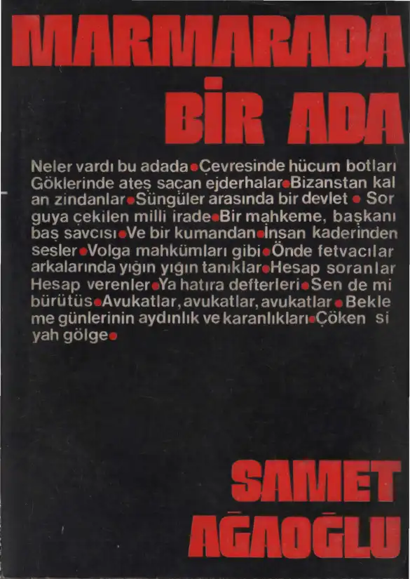 Marmara'da Bir Ada — Samet Ağaoğlu