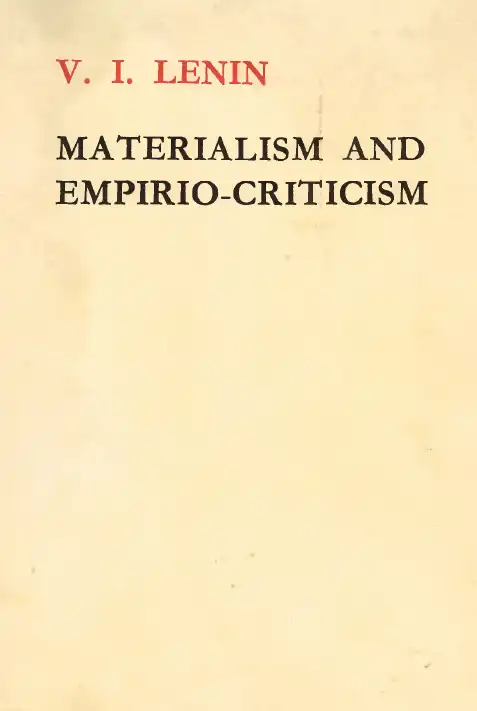 Materialism and Empirio-Criticism — V. İ. Lenin