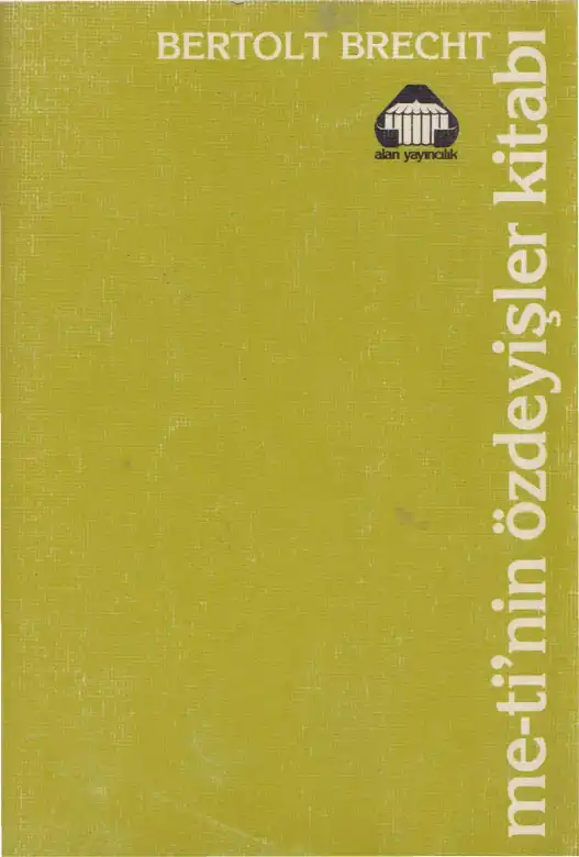 Me-Ti'nin Özdeyişler Kitabı — Bertolt Brecht