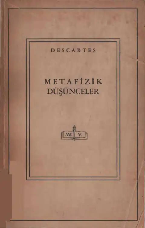 Metafizik Düşünceler — René Descartes