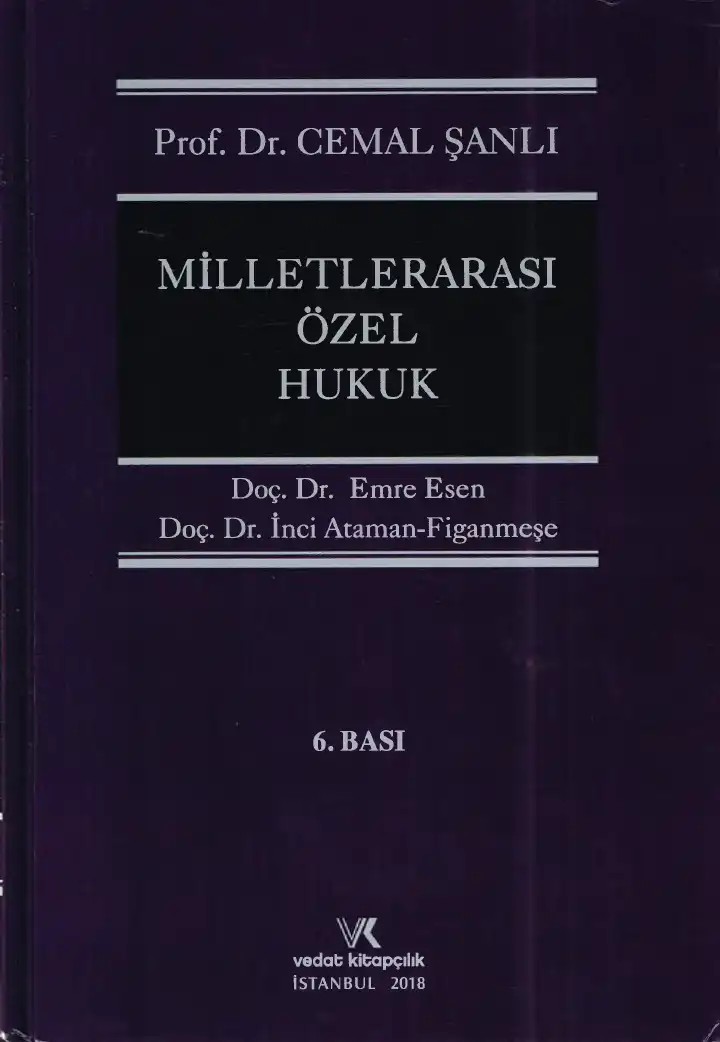 Milletlerarası Özel Hukuk — Cemal Şanlı