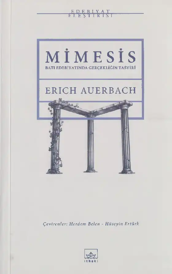Mimesis: Batı Edebiyatında Gerçekliğin Tasviri — Erich Auerbach