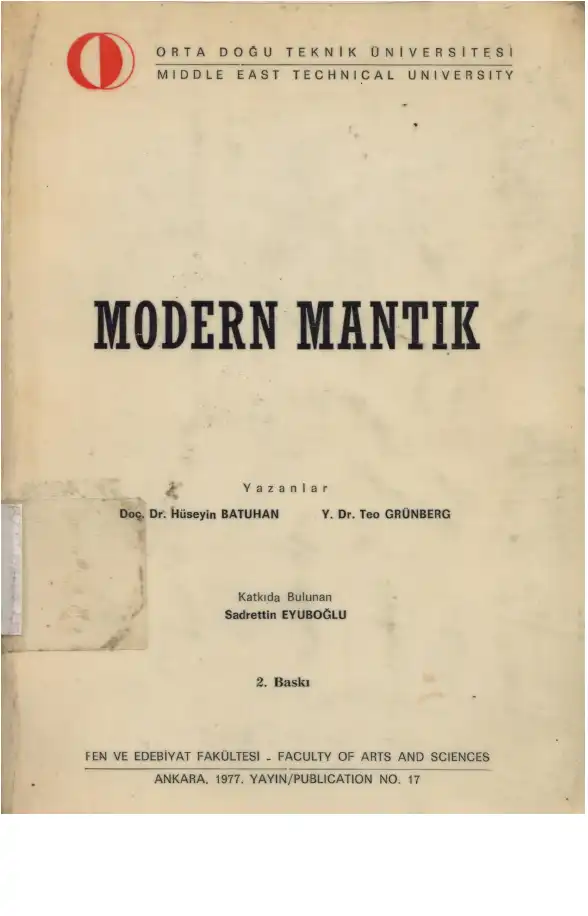 Modern Mantık — Teo Grünberg