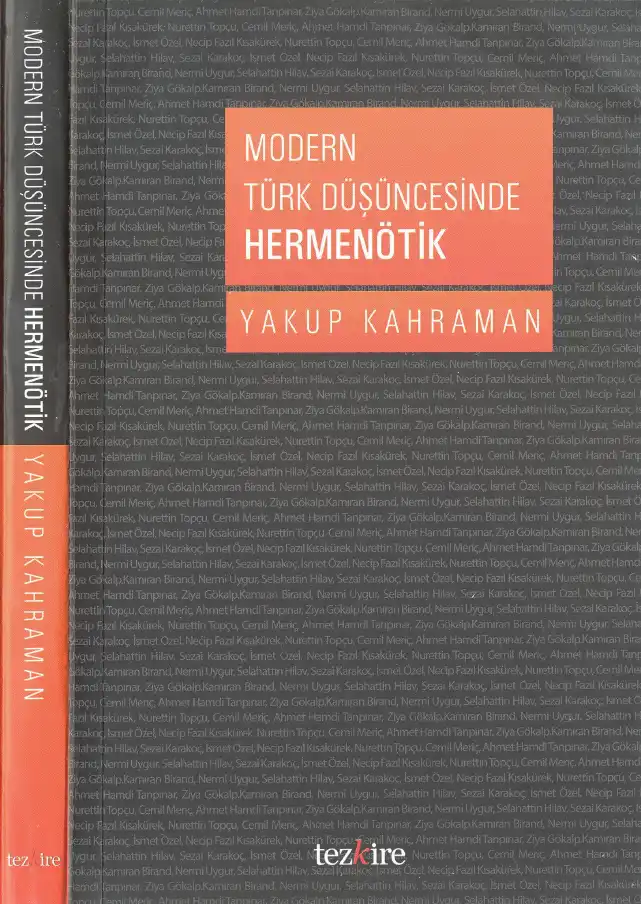 Modern Türk Düşüncesinde Hermenötik — Yakup Kahraman