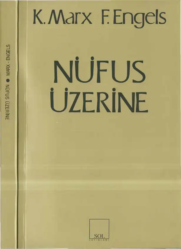 Nüfus Üzerine — Karl Marx, Friedrich Engels