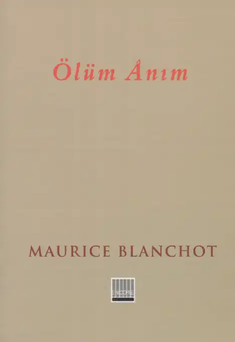Ölüm Anım — Maurice Blanchot