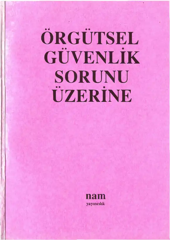 Örgütsel Güvenlik Sorunu Üzerine — Aslı Güneş
