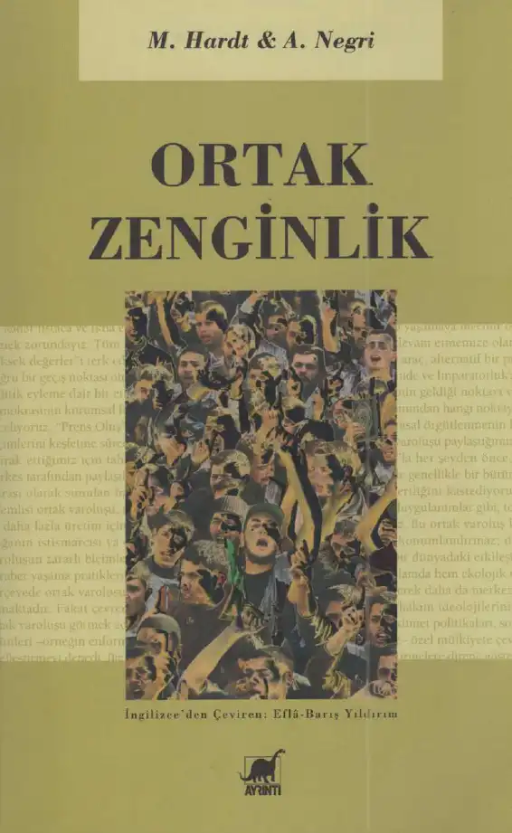 Ortak Zenginlik — Michael Hardt ve Antonio Negri