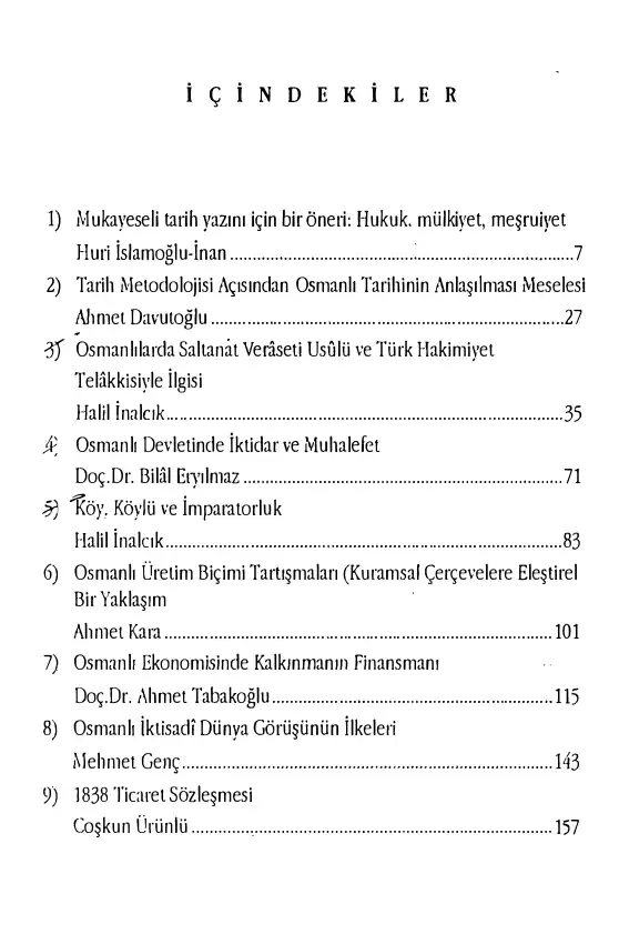 Osmanlı Toplum Yapısı Üzerine Derleme Makaleler — Bilinmiyor