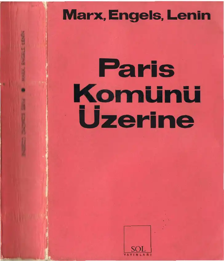 Paris Komünü Üzerine — Karl Marx, Friedrich Engels, Vladimir İlyiç Lenin