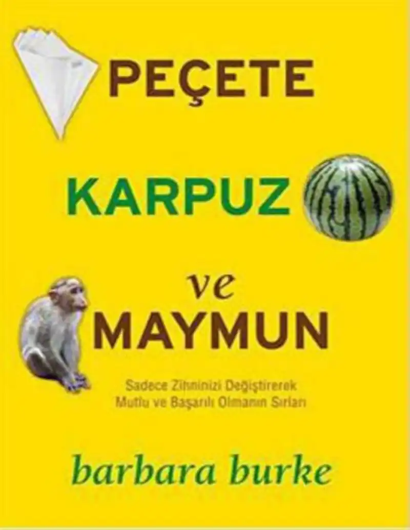 Peçete Karpuz ve Maymun — Barbara Burke