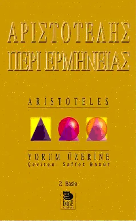 Peri Hermeneias — Aristoteles