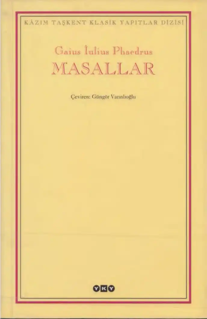 Phaedrus Masallar — Gaius İulius Phaedrus