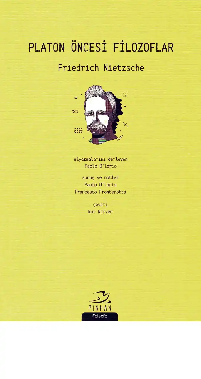 Platon Öncesi Filozoflar — Friedrich Nietzsche