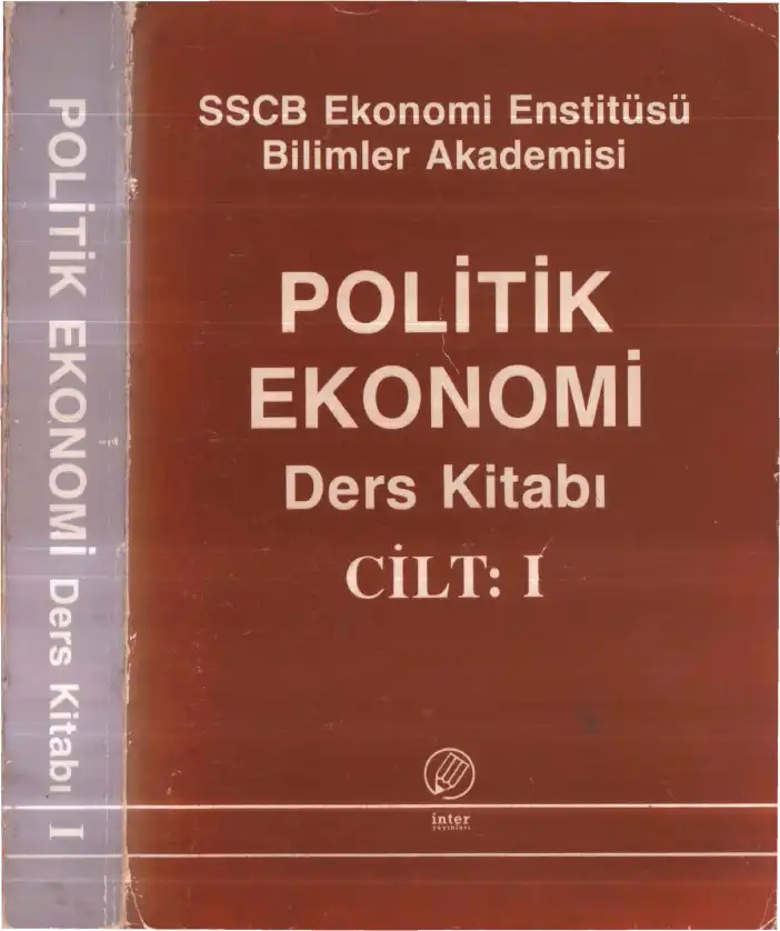 Politik Ekonomi Ders Kitabı — Bilinmiyor