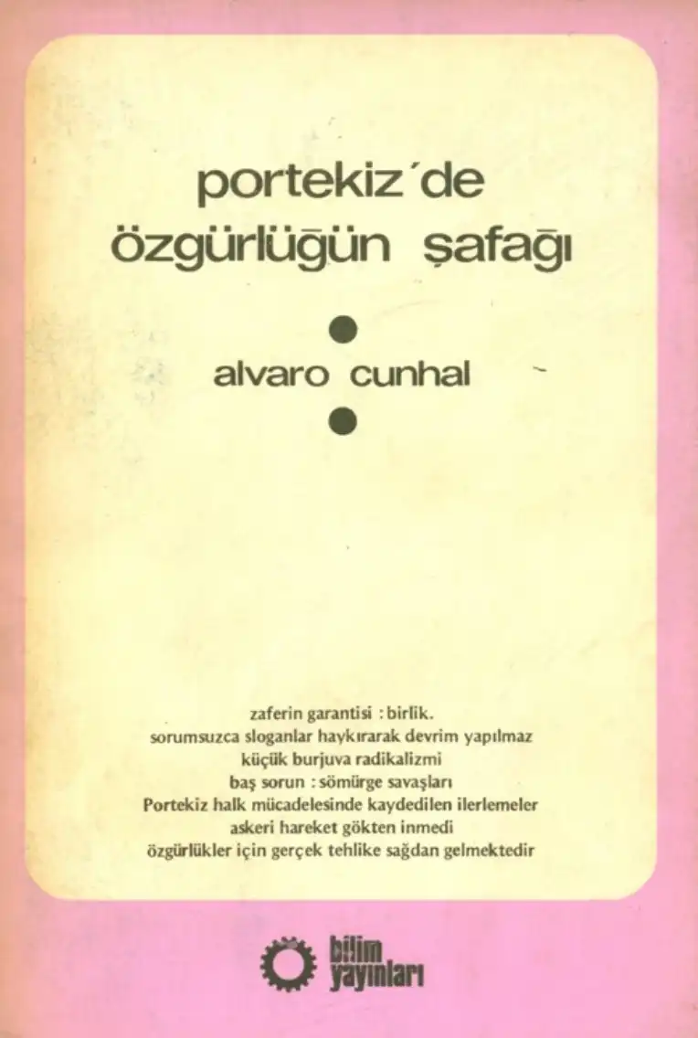 Portekiz'de Özgürlüğün Şafağı — Alvaro Cunhal
