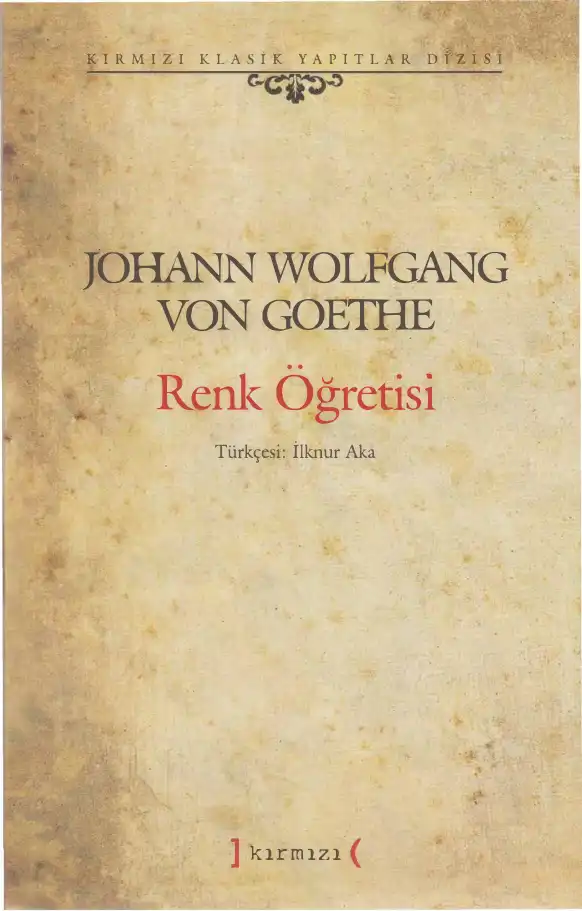Renk Öğretisi — Johann Wolfgang von Goethe