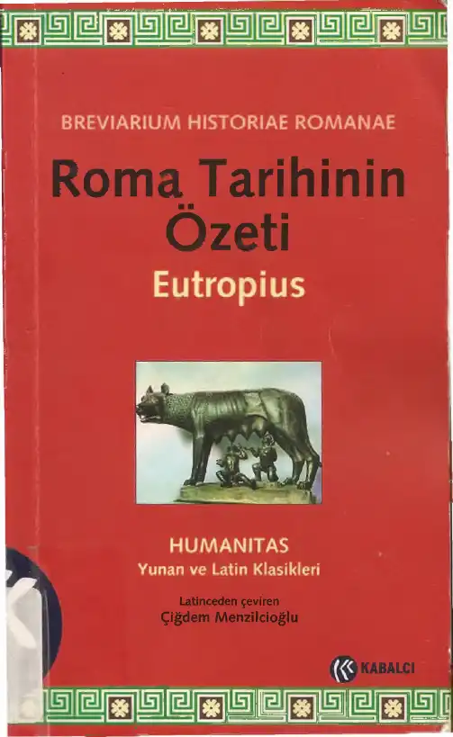 Roma Tarihinin Özeti — Eutropius