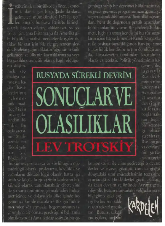 Rusya'da Sürekli Devrim: Sonuçlar ve Olasılıklar — Lev Troçki