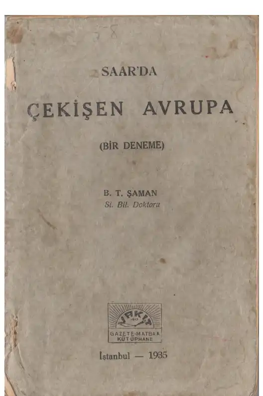 Şaman Saarda Çekişen Avrupa Vakit — Bilinmiyor