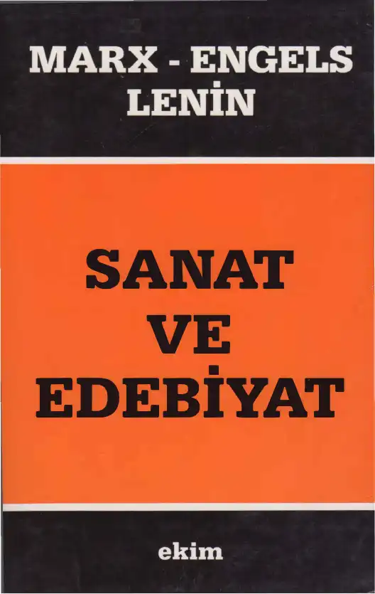 Sanat ve Edebiyat Üzerine — Karl Marx, Friedrich Engels, Vladimir İlyiç Lenin