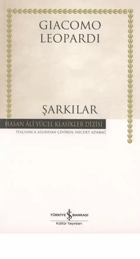 Şarkılar — Giacomo Leopardi