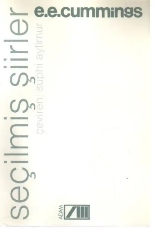 Seçilmiş Şiirler — E. E. Cummings