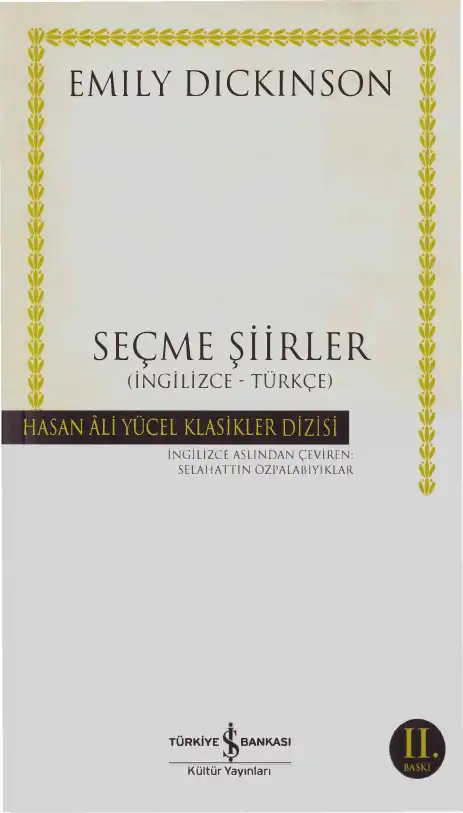 Seçme Şiirler — Emily Dickinson
