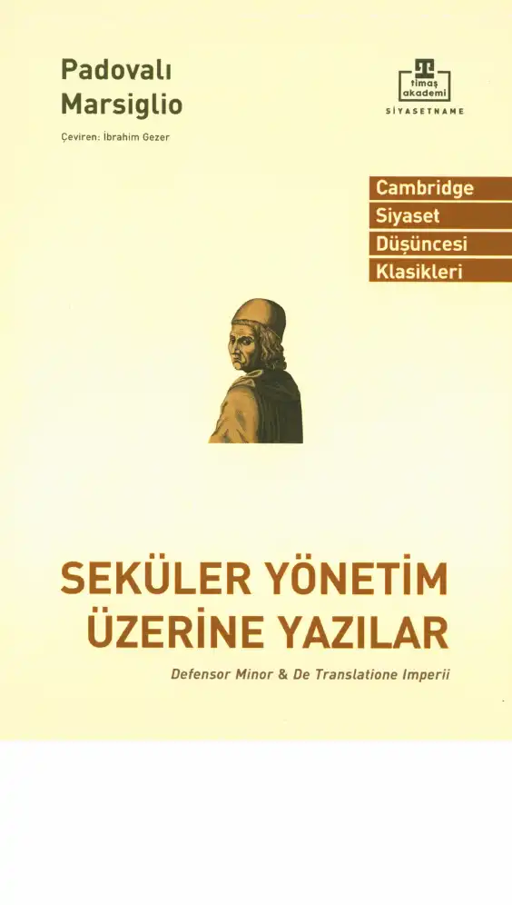 Seküler Yönetim Üzerine Yazılar — Padovalı Marsiglio