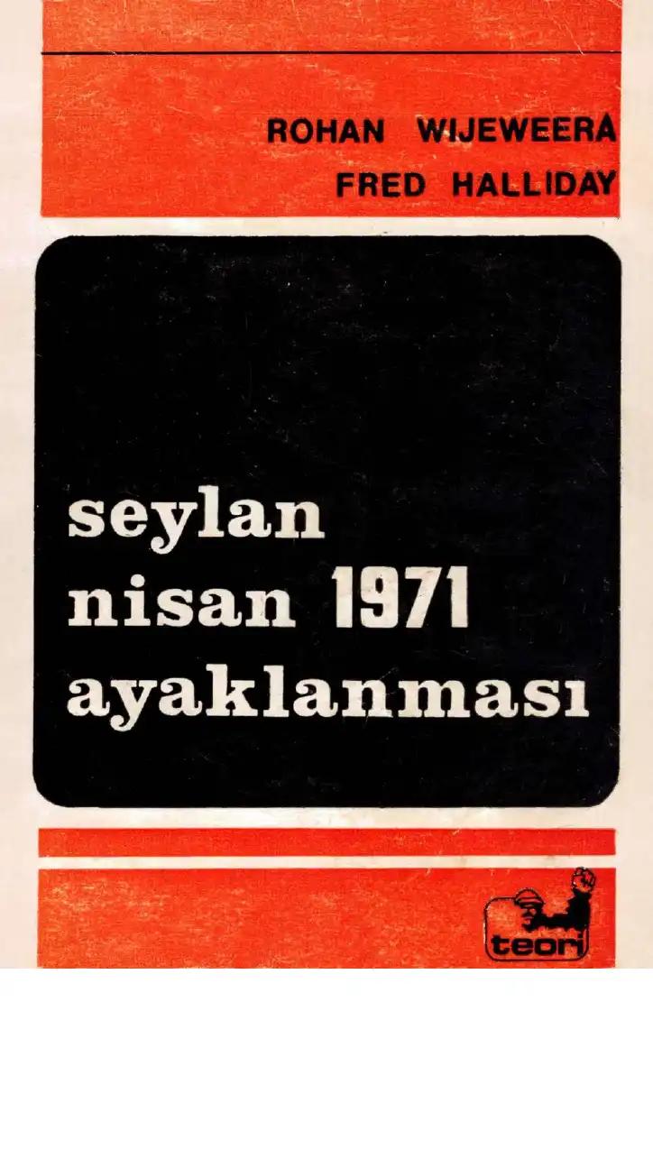 Seylan Nisan 1971 Ayaklanması — Fred Halliday
