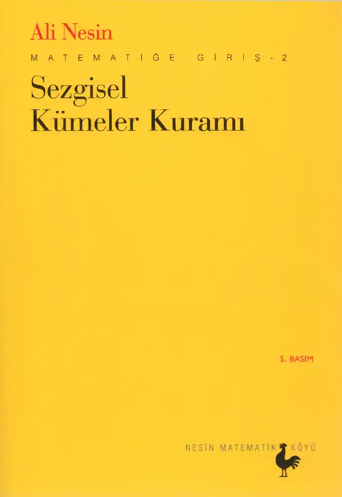 Sezgisel Kümeler Kuramı — Ali Nesin