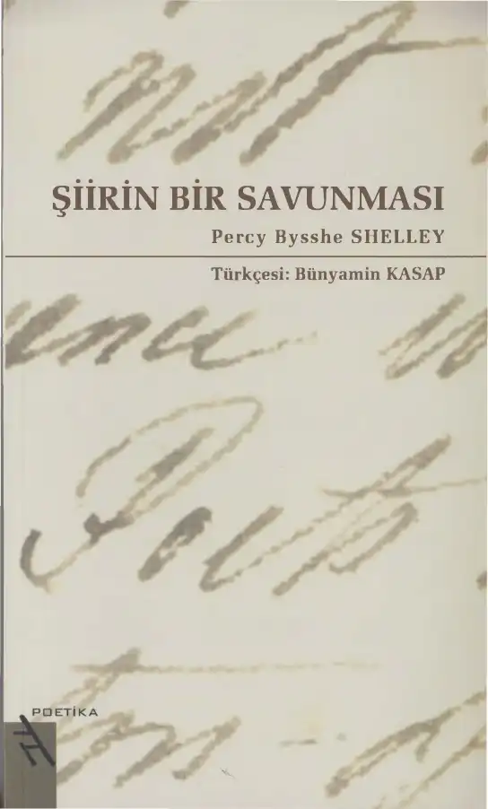 Şiirin Bir Savunması — Percy Bysshe Shelley