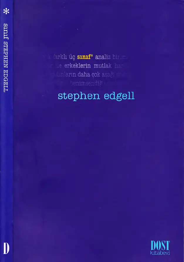 Sınıf — Stephen Edgell
