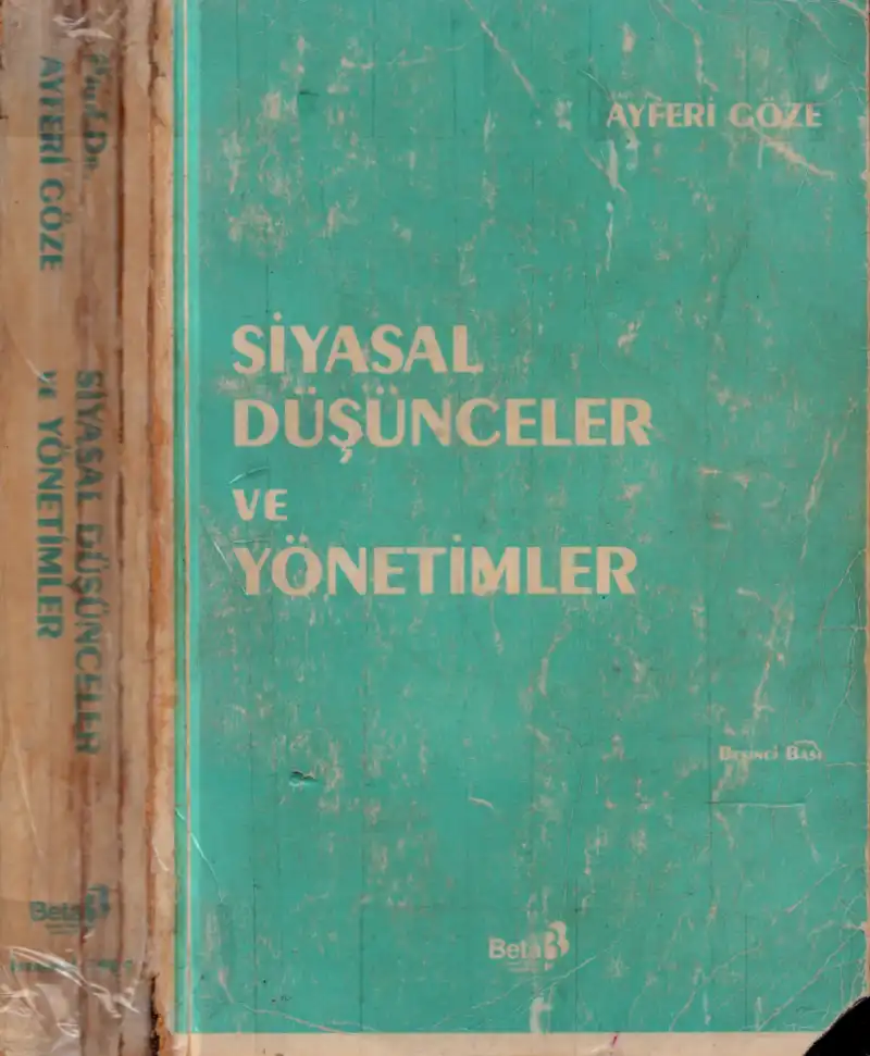 Siyasal Düşünceler ve Yönetimler — Ayferi Göze