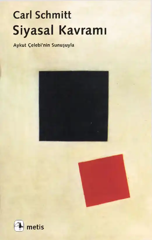 Siyasal Kavramı — Carl Schmitt