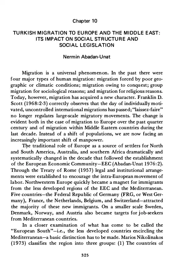 Social Legislation in the Contemporary Middle East — Nermin Abadan-Unat