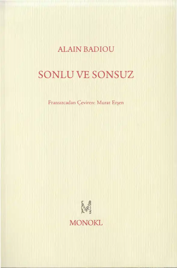 Sonlu ve Sonsuz — Alain Badiou