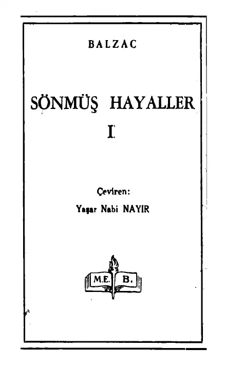 Sönmüş Hayaller — Honoré de Balzac